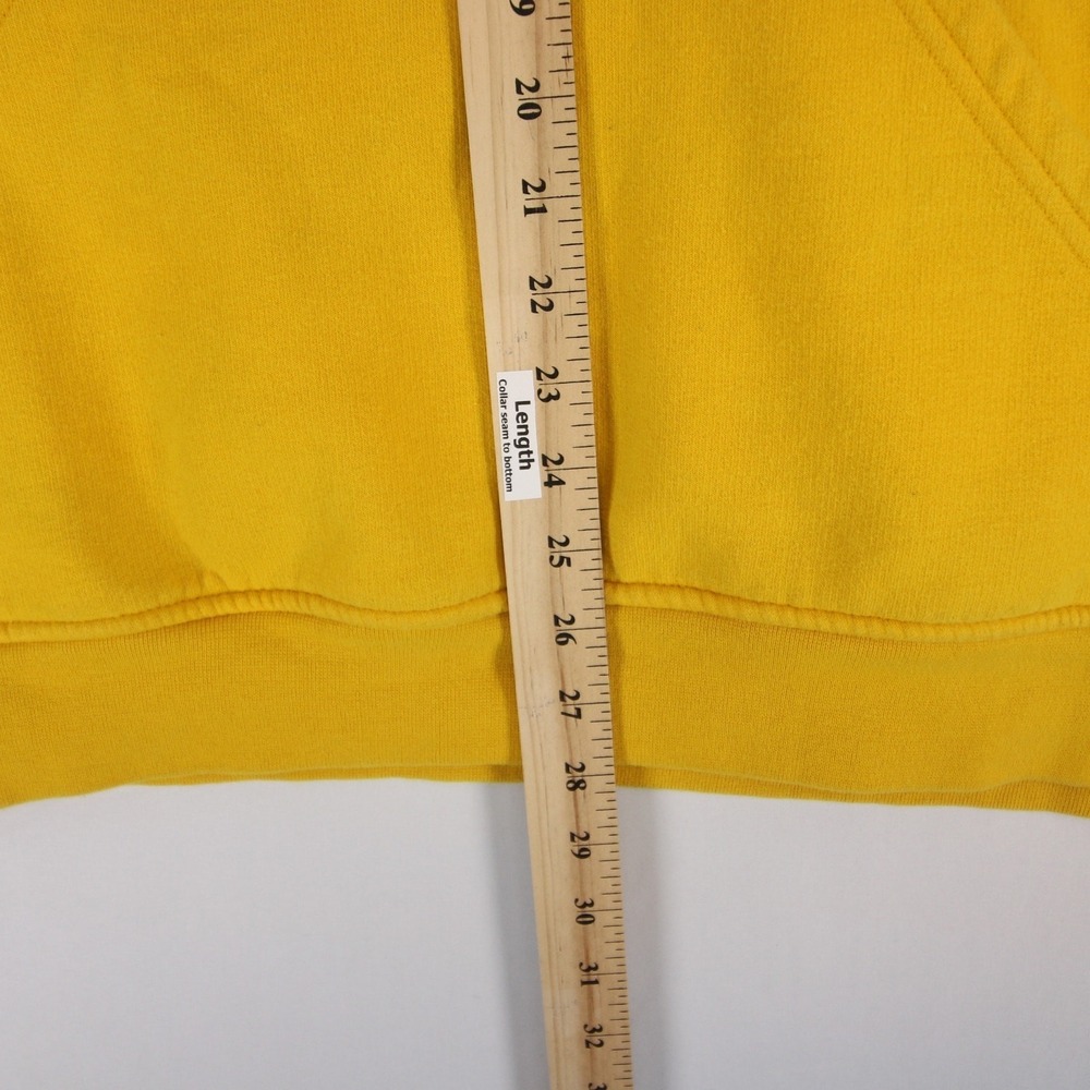 Vintage Nike Hoodie Mens XL Yellow Oregon Patches There Is No Finish Line - Picture 7 of 12